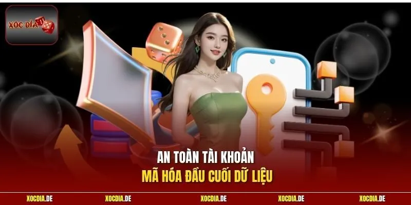 An toàn tài khoản mã hóa đầu cuối dữ liệu