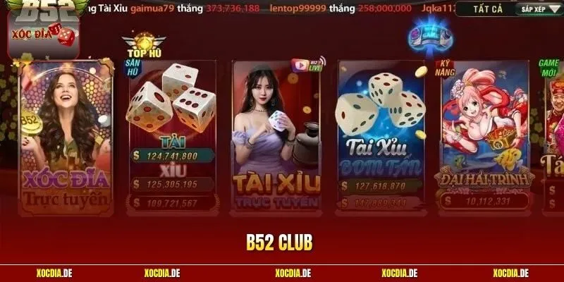 B52 Club - Review Xóc Đĩa Đổi Thưởng Đỉnh Cao Online Số 1 