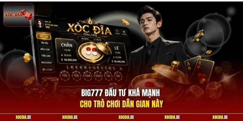 Big777 đầu tư khá mạnh cho trò chơi dân gian này