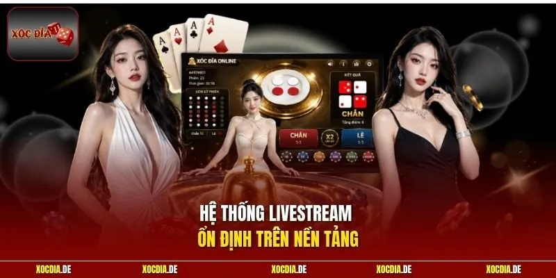 Hệ thống livestream ổn định trên nền tảng