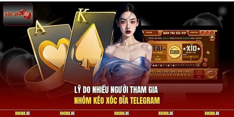 Lý do nhiều người tham gia nhóm kéo xóc đĩa Telegram