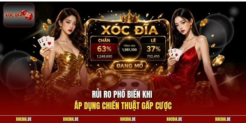 Rủi ro phổ biến khi áp dụng chiến thuật gấp cược