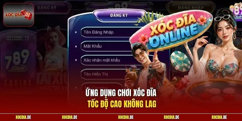 Ứng dụng chơi xóc đĩa tốc độ cao không lag